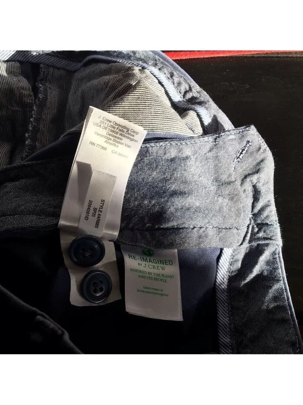 J.Crew Slate Blue Slim Chinos – 31/32 – 484 Slim Fit